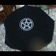 Tarot cloth nero con pentacolo 45 x 45 cm
