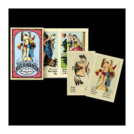 BIEDERMEIER FORTUNE TELLING CARDS -Cartomancy deck-