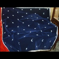 Tarot cloth cielo stellato in velluto blu 