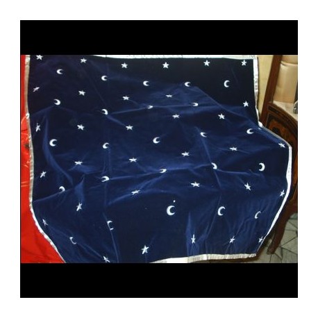 Tarot cloth cielo stellato in velluto blu 