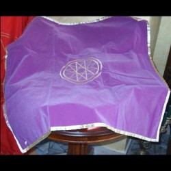 Tarot cloth esoteric in velluto viola