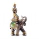 Budda tailandese su elefante