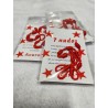 bracciale 7 nodi rosso